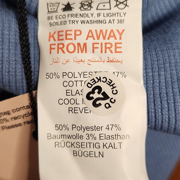 NWT Missguided Woman’s Rib Milkmaid Blue Bodysuit Size 4 - Picture 6 of 7